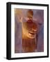 A, 2011 (W/C on Rag Paper)-Graham Dean-Framed Giclee Print