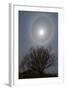 A 22 Degrees Halo around the 2013 Supermoon-null-Framed Photographic Print