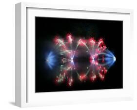 A 23 Minute-Long Fireworks Display Marks the End of the Year of China's Festivities-null-Framed Premium Photographic Print