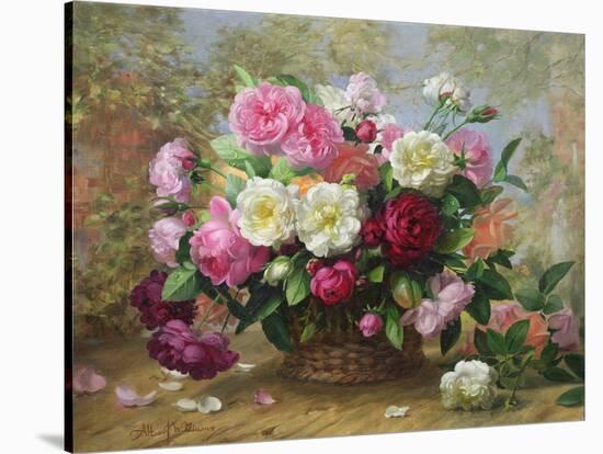 A/291 Heaven's Beauty in a Summer Rose-Albert Williams-Stretched Canvas