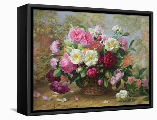 A/291 Heaven's Beauty in a Summer Rose-Albert Williams-Framed Stretched Canvas
