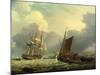 A 36 Gun Frigate off the Coast of Devon-George Webster-Mounted Giclee Print