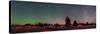 A 360 Degree Panorama with Aurora and Bands of Airglow at a Summer Star Party-null-Stretched Canvas