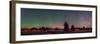 A 360 Degree Panorama with Aurora and Bands of Airglow at a Summer Star Party-null-Framed Photographic Print