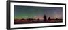 A 360 Degree Panorama with Aurora and Bands of Airglow at a Summer Star Party-null-Framed Photographic Print