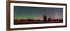 A 360 Degree Panorama with Aurora and Bands of Airglow at a Summer Star Party-null-Framed Photographic Print