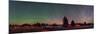 A 360 Degree Panorama with Aurora and Bands of Airglow at a Summer Star Party-null-Mounted Photographic Print