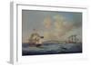 A 44-Gun Frigate, a Passenger Paddle-Steamer and Other Shipping Off St. Peter Port, Guernsey-John Thomas Serres-Framed Giclee Print