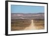 A 4X4 Car Leaves a Cloud of Dust as it Apporachs Along the Long Dusty Road to the Fish River Canyon-Alex Treadway-Framed Photographic Print