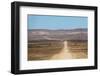 A 4X4 Car Leaves a Cloud of Dust as it Apporachs Along the Long Dusty Road to the Fish River Canyon-Alex Treadway-Framed Photographic Print