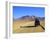 A 4x4 on the Southwest Circuit Tour, Rio Blanco, Bolivia, South America-Simon Montgomery-Framed Photographic Print