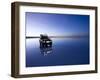 A 4X4 Rests in the Early Am Reflection in a Flooded Salt Flat In-Sergio Ballivian-Framed Photographic Print