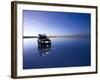 A 4X4 Rests in the Early Am Reflection in a Flooded Salt Flat In-Sergio Ballivian-Framed Photographic Print