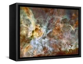 A 50-Light-Year-Wide View of the Central Region of the Carina Nebula-Stocktrek Images-Framed Stretched Canvas