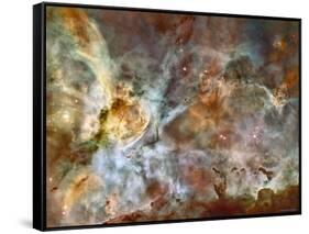 A 50-Light-Year-Wide View of the Central Region of the Carina Nebula-Stocktrek Images-Framed Stretched Canvas
