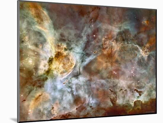 A 50-Light-Year-Wide View of the Central Region of the Carina Nebula-Stocktrek Images-Mounted Premium Photographic Print
