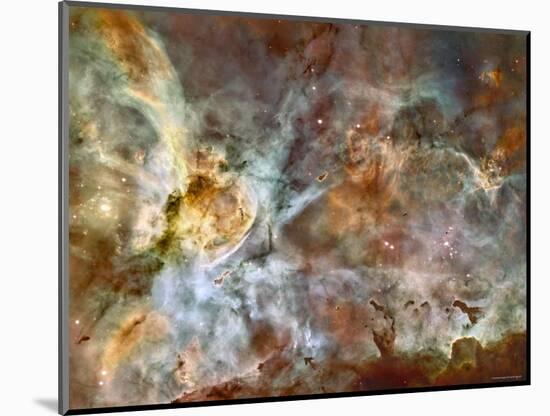 A 50-Light-Year-Wide View of the Central Region of the Carina Nebula-Stocktrek Images-Mounted Photographic Print