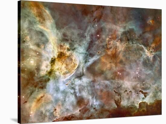 A 50-Light-Year-Wide View of the Central Region of the Carina Nebula-Stocktrek Images-Stretched Canvas