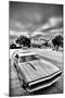 Â€˜66 Chevy Camaro Supersport with Dramatic Skies - Monochrome-Samuel Howell-Mounted Photographic Print