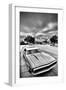 Â€˜66 Chevy Camaro Supersport with Dramatic Skies - Monochrome-Samuel Howell-Framed Photographic Print