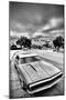 Â€˜66 Chevy Camaro Supersport with Dramatic Skies - Monochrome-Samuel Howell-Mounted Photographic Print