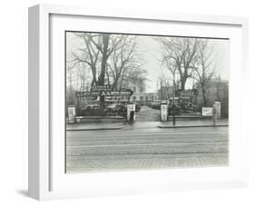 A&A Motor Spares, Brixton Hill, Lambeth, London, 1937-null-Framed Premium Photographic Print
