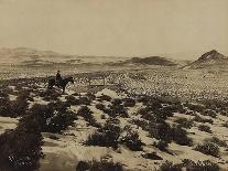 Goldfield Tailings, Men At Their Claims-A. Allen-Framed Stretched Canvas