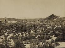 Goldfield Tailings, Men At Their Claims-A. Allen-Framed Art Print