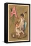 A, Ascension Difficile, Boys Fighting-null-Framed Stretched Canvas