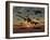 A B-17 Flying Fortress Is Set Ablaze by a German Interceptor Fighter Plane-Stocktrek Images-Framed Photographic Print