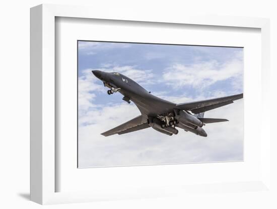 A B-1B Lancer of the U.S. Air Force Taking Off-Stocktrek Images-Framed Photographic Print