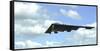 A B-2 Spirit Prepares for Landing-null-Framed Stretched Canvas