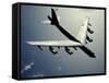 A B-52 Stratofortress in Flight Over the Pacific Ocean-Stocktrek Images-Framed Stretched Canvas