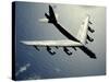 A B-52 Stratofortress in Flight Over the Pacific Ocean-Stocktrek Images-Stretched Canvas