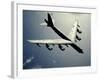 A B-52 Stratofortress in Flight Over the Pacific Ocean-Stocktrek Images-Framed Photographic Print