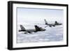 A B-52H Stratofortress Refuels with a Kc-135R Stratotanker-null-Framed Photographic Print