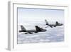 A B-52H Stratofortress Refuels with a Kc-135R Stratotanker-null-Framed Photographic Print