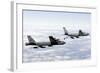 A B-52H Stratofortress Refuels with a Kc-135R Stratotanker-null-Framed Photographic Print