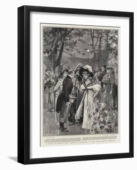 A Babel of Tongues and a Medley of Costume, a Fancy Dress Ball at Therapia-Frederic De Haenen-Framed Giclee Print