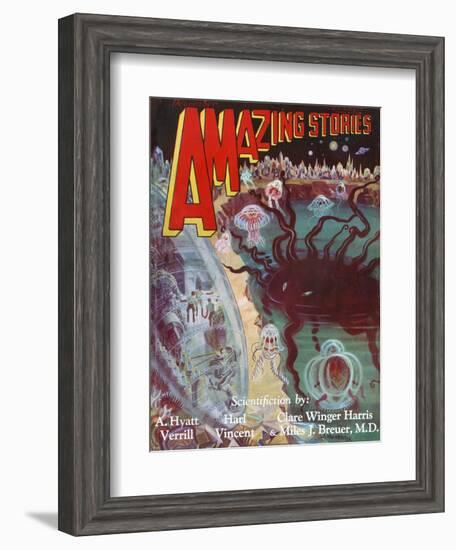 A Baby on Neptune-H Wesso-Framed Art Print