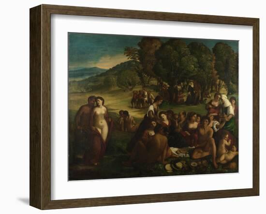 A Bacchanal, C. 1520-Dosso Dossi-Framed Giclee Print