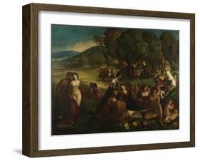 A Bacchanal, C. 1520-Dosso Dossi-Framed Giclee Print