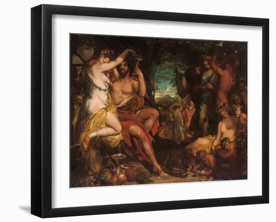 A Bacchanalian Revel-William Etty-Framed Giclee Print