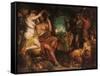 A Bacchanalian Revel-William Etty-Framed Stretched Canvas