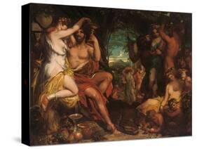 A Bacchanalian Revel-William Etty-Stretched Canvas