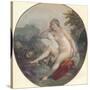 'A Bacchante', 18th century-Francois Boucher-Stretched Canvas
