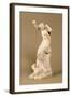 A Bacchante Diverting the Attention of a Tiger, 1813 (Ceramic)-John Gibson-Framed Giclee Print