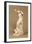 A Bacchante Diverting the Attention of a Tiger, 1813 (Ceramic)-John Gibson-Framed Giclee Print