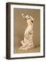 A Bacchante Diverting the Attention of a Tiger, 1813 (Ceramic)-John Gibson-Framed Giclee Print