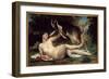 A Bacchante She's Represented with a Goat. Painting by William Adolphe Bouguereau (1825-1905) 1862-William-Adolphe Bouguereau-Framed Giclee Print